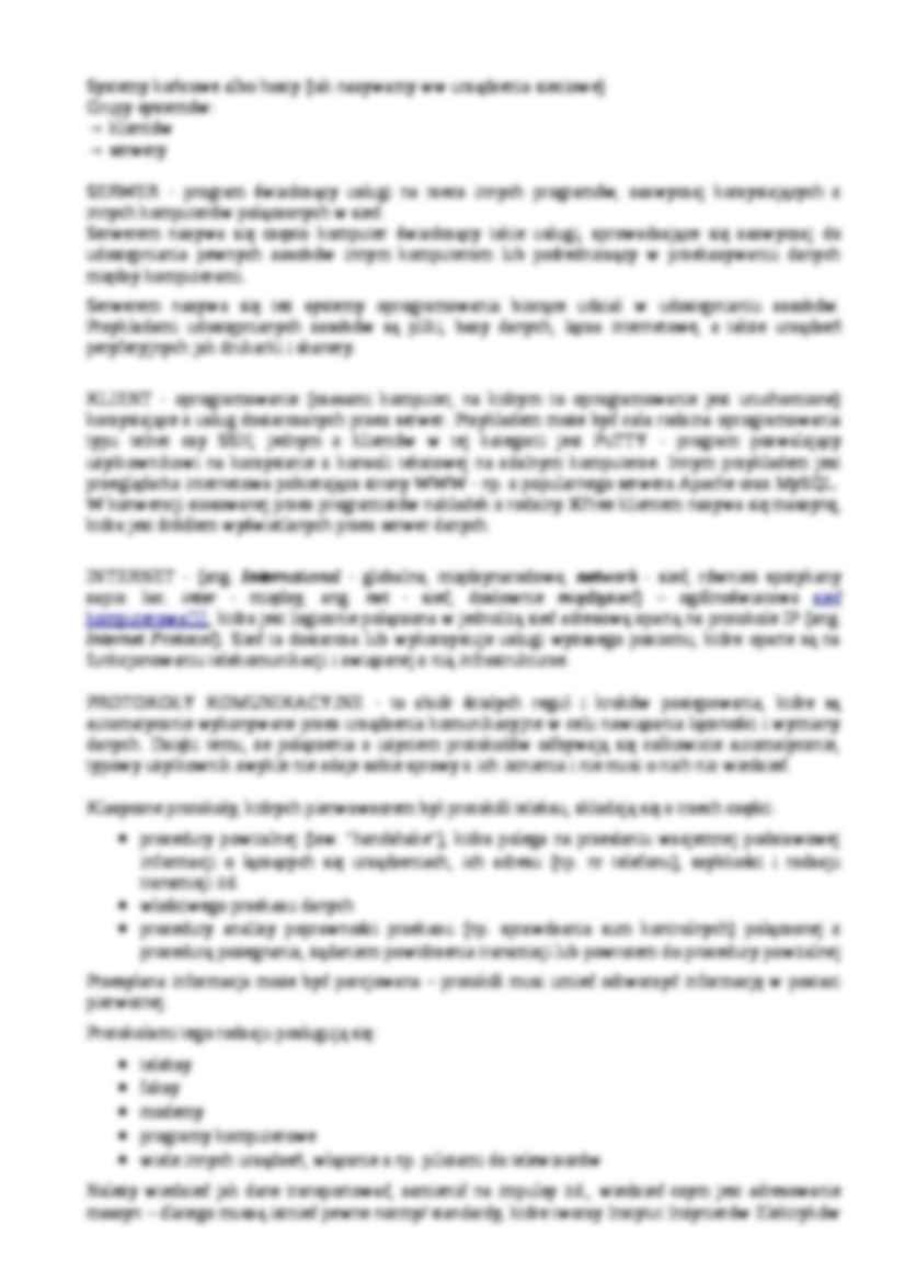 Zarządzanie zasobami sieciowymi - strona 2