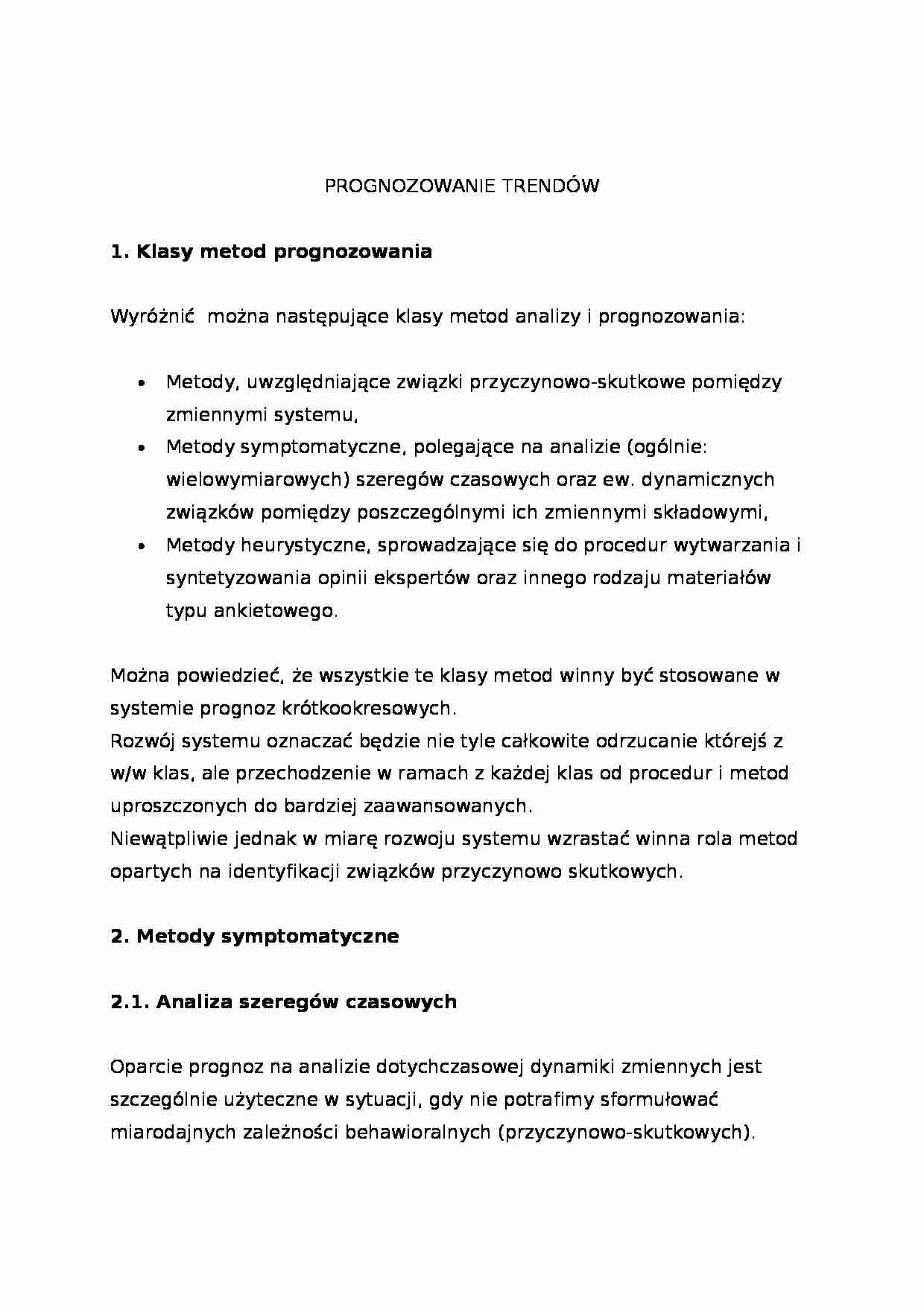 Prognozowanie trendów - strona 1
