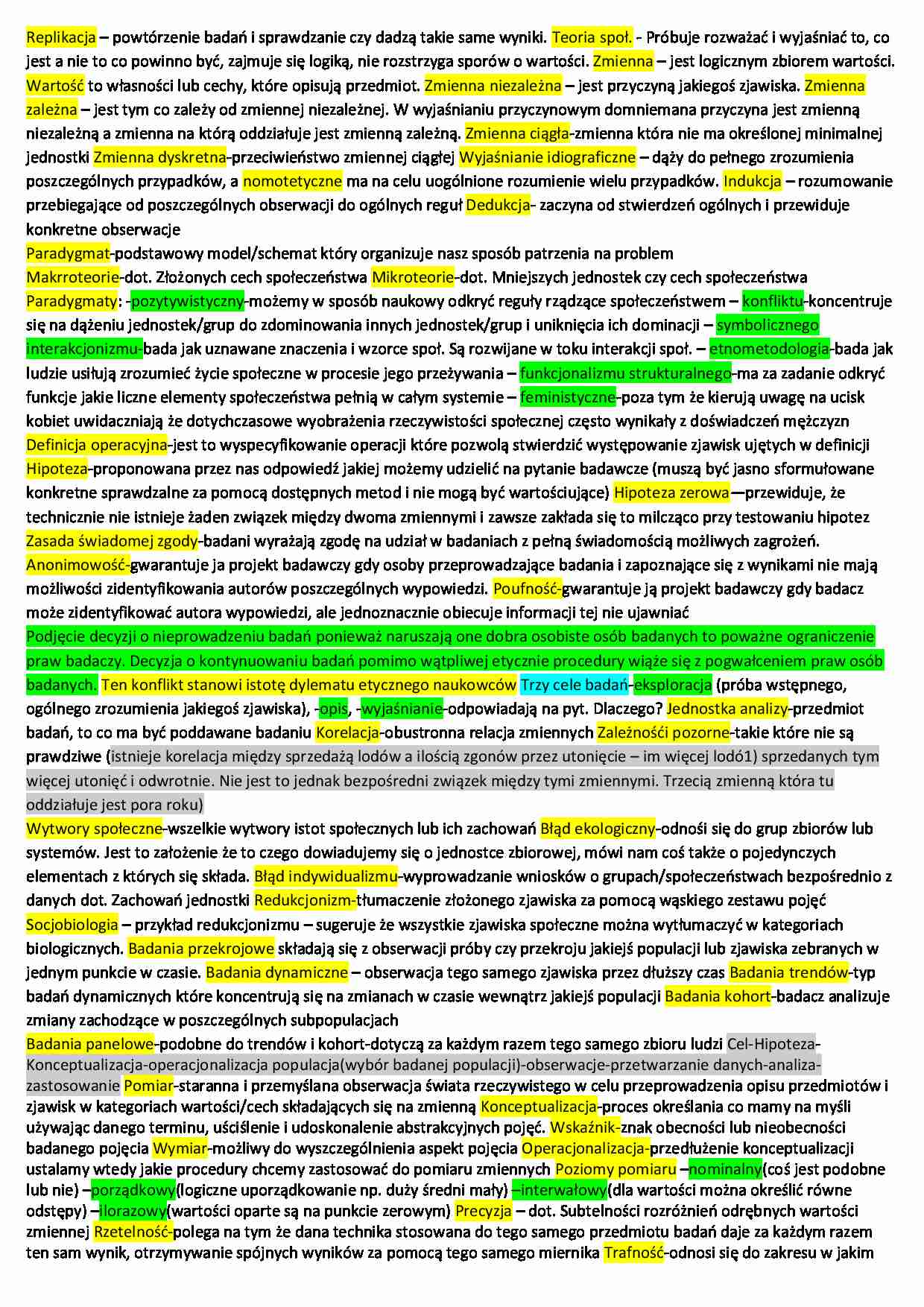 Metody i techniki badawcze - strona 1