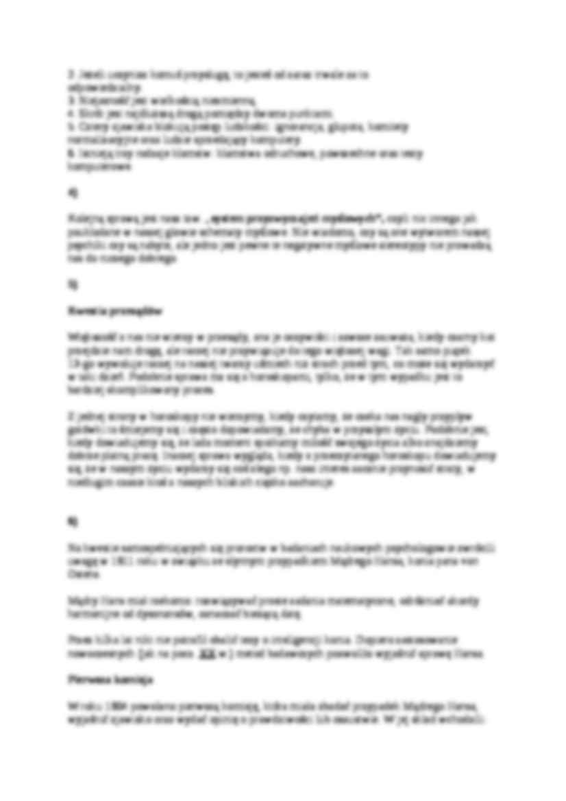 Psychologia - materiały - Samospełniające się proroctwo - strona 3