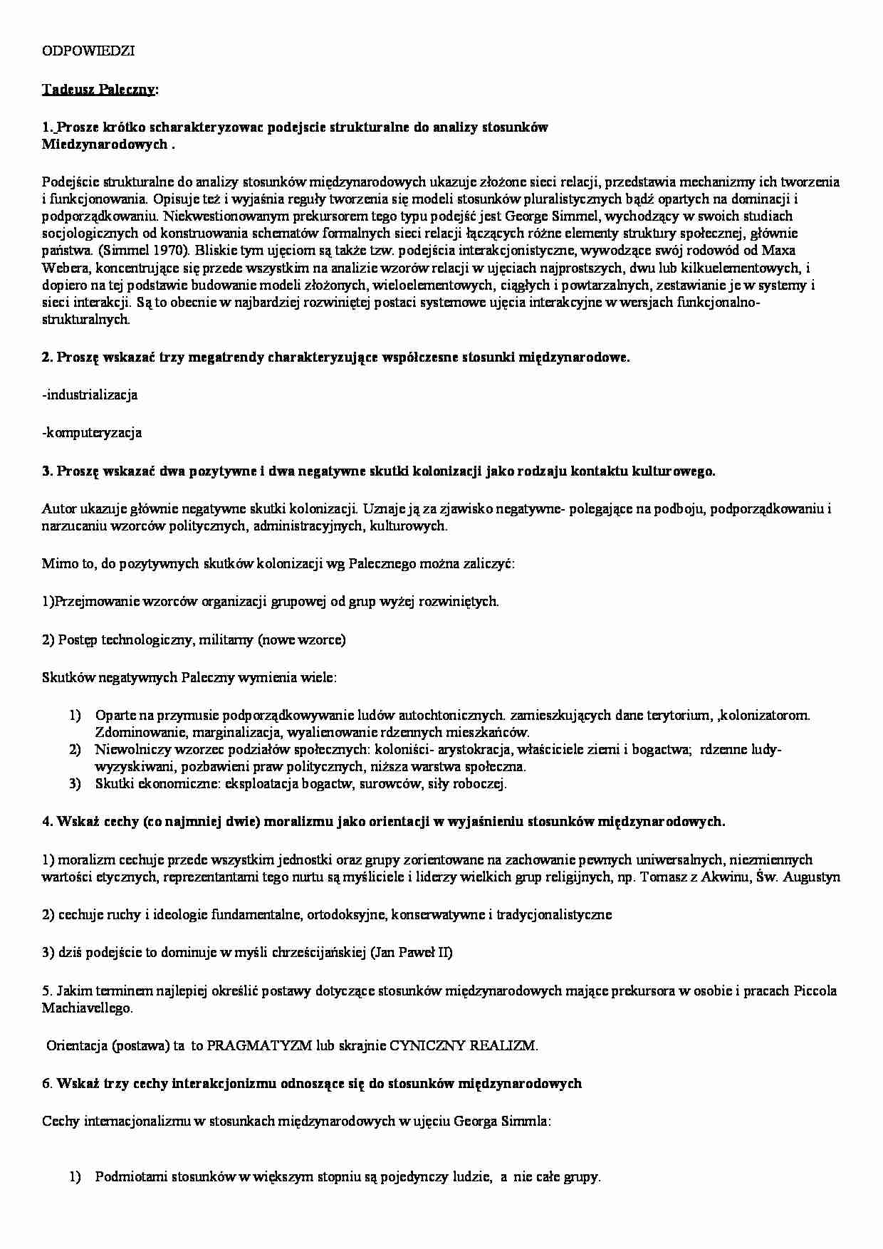 socjologia pytania - strona 1