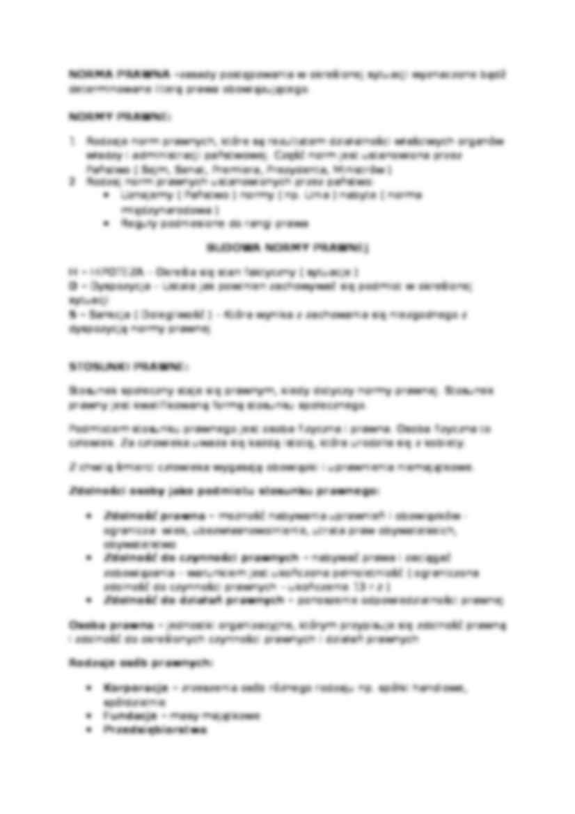 Podstawowe pojęcia z prawa - strona 2