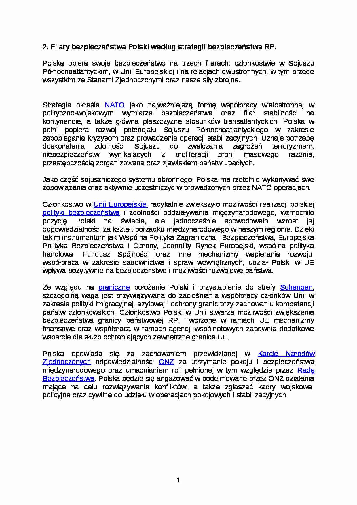 bezpieczeństwo RP - strona 1