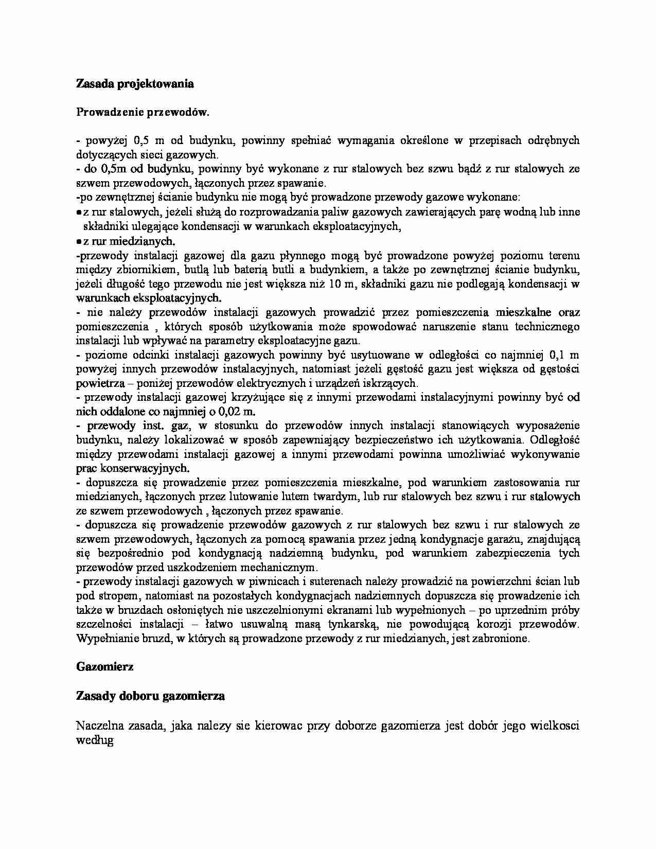 instalacje gazowe - strona 1