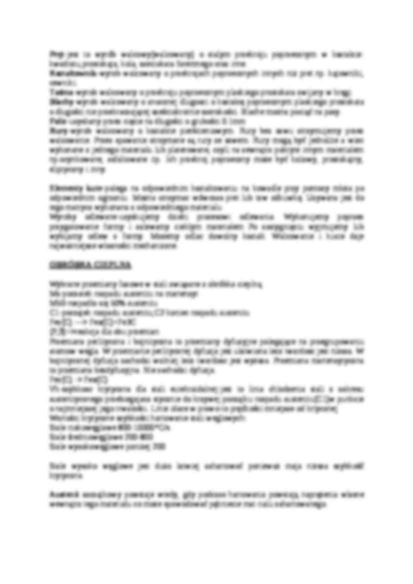notatki z materiałoznawstwa - strona 2