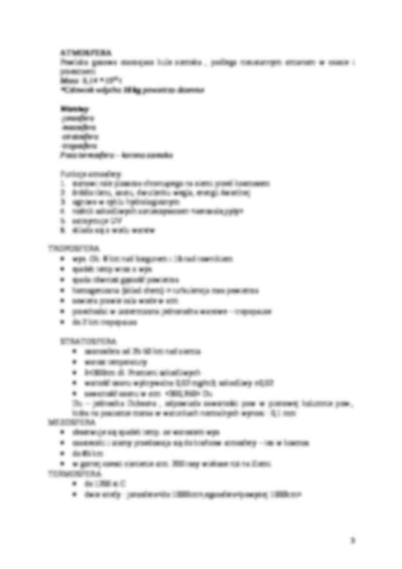 Ochrona powietrza - notatki z wykładów - strona 3