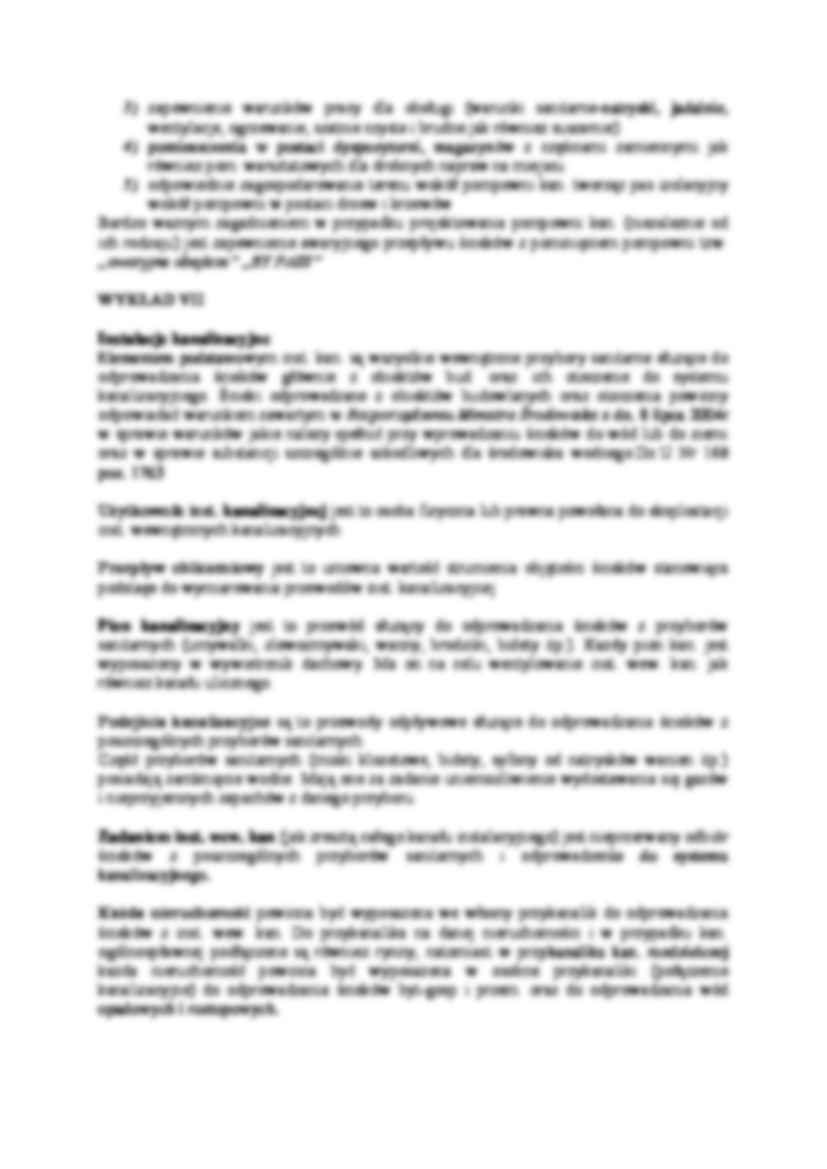 Wodociągi i kanalizacje - rodzaje pomp, instalacje kanalizacyjne, instalacje wewnętrzne - strona 2