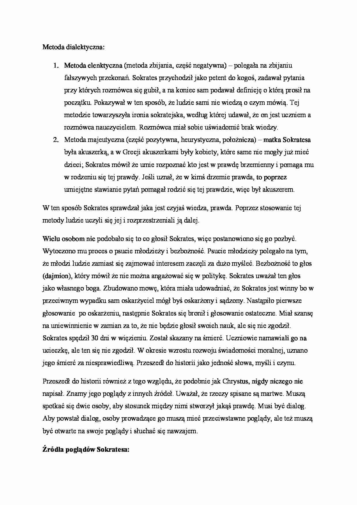 Filozofia - Platon, Arystoteles, Św. Augustyn - strona 1