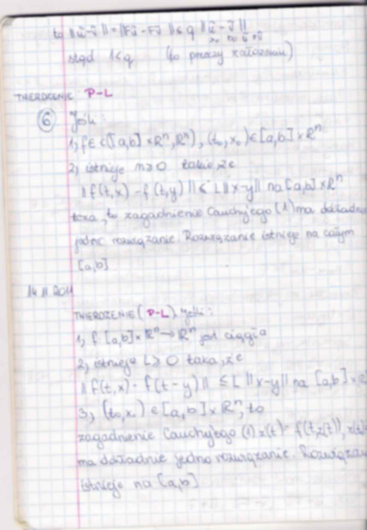 Równania różniczkowe - materiały z wykładów cz. 3 - strona 3
