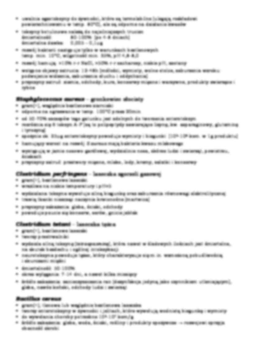 Chorobotwórczość drobnoustrojów i metody ochrony żywności - strona 3