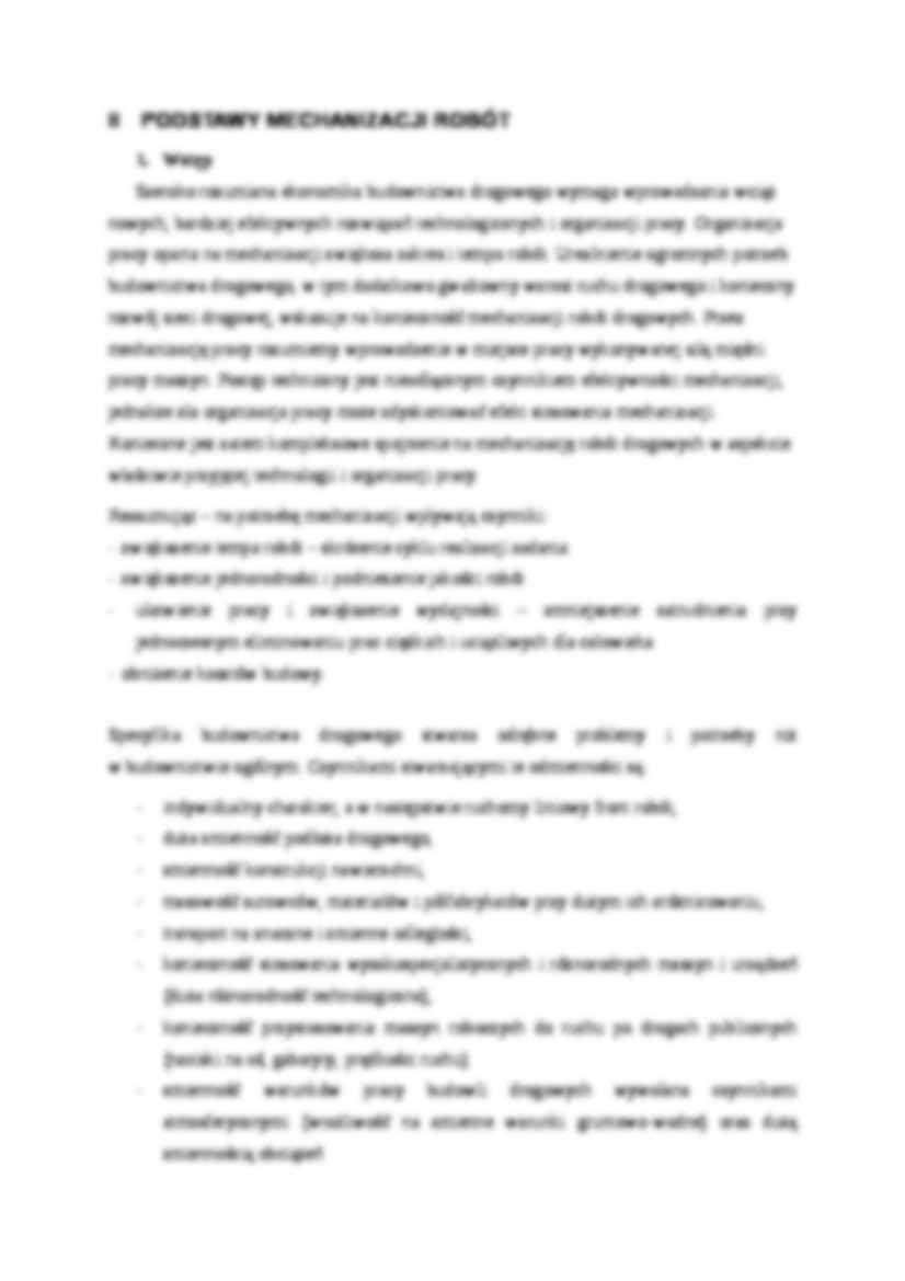 Zmechanizowane roboty drogowe - wykłady - strona 3