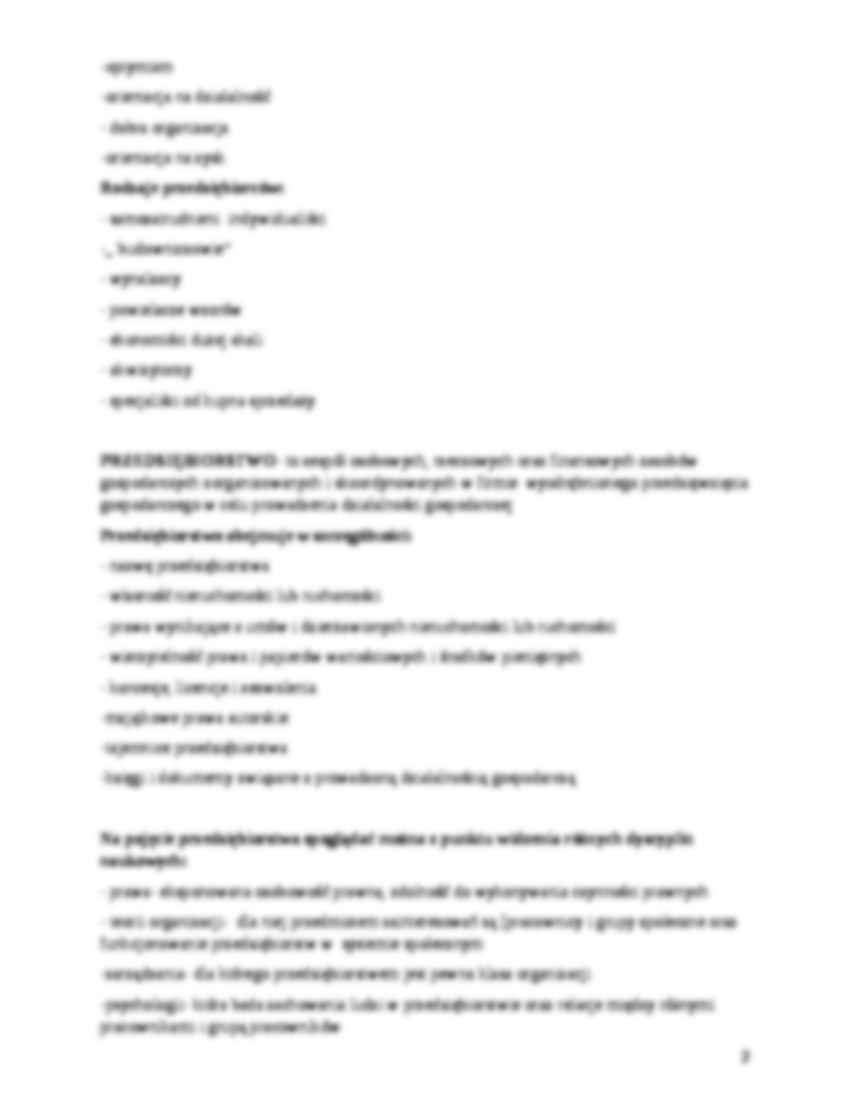 Działalność gospodarcza - triada nauki o przedsiębiorstwie  - strona 2