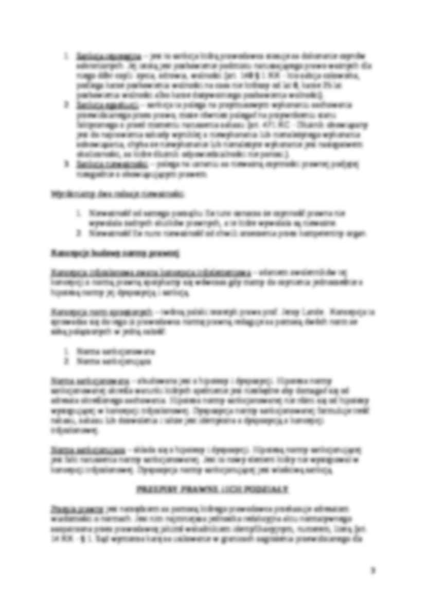 Wstęp do prawoznawstwa - ćwiczenia - strona 3