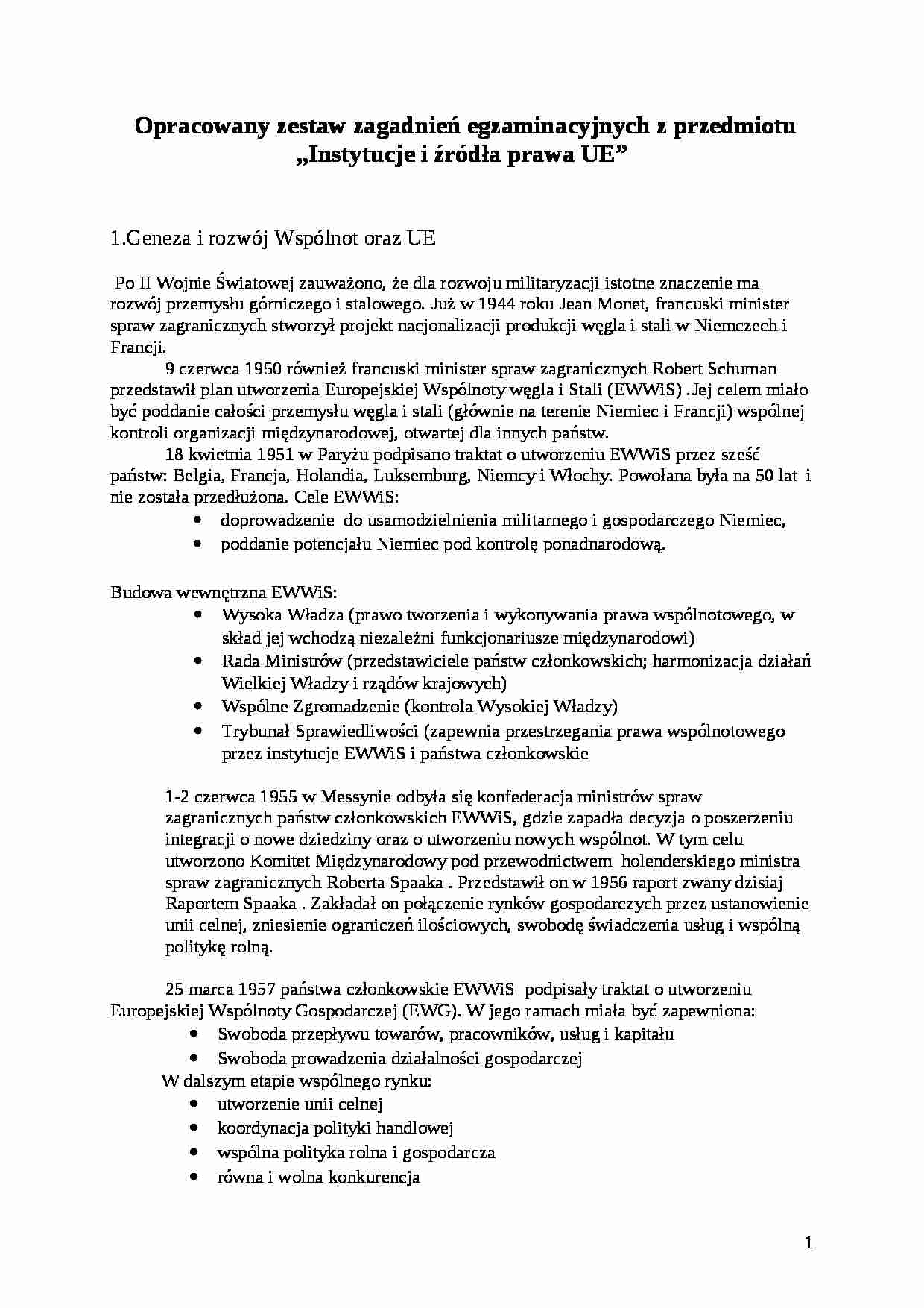 Administracja - zagadnienia egzaminacyjne - strona 1