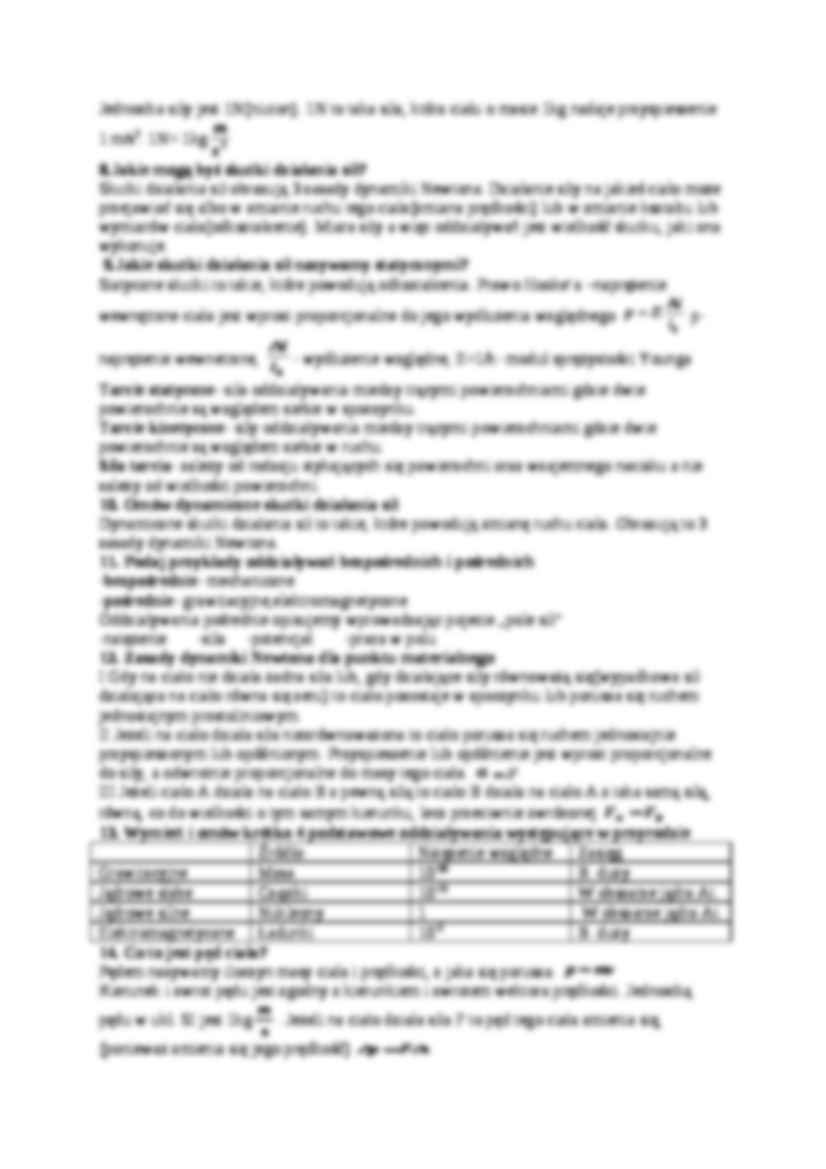 Opracowanie pytań na egzamin z fizyki - strona 2