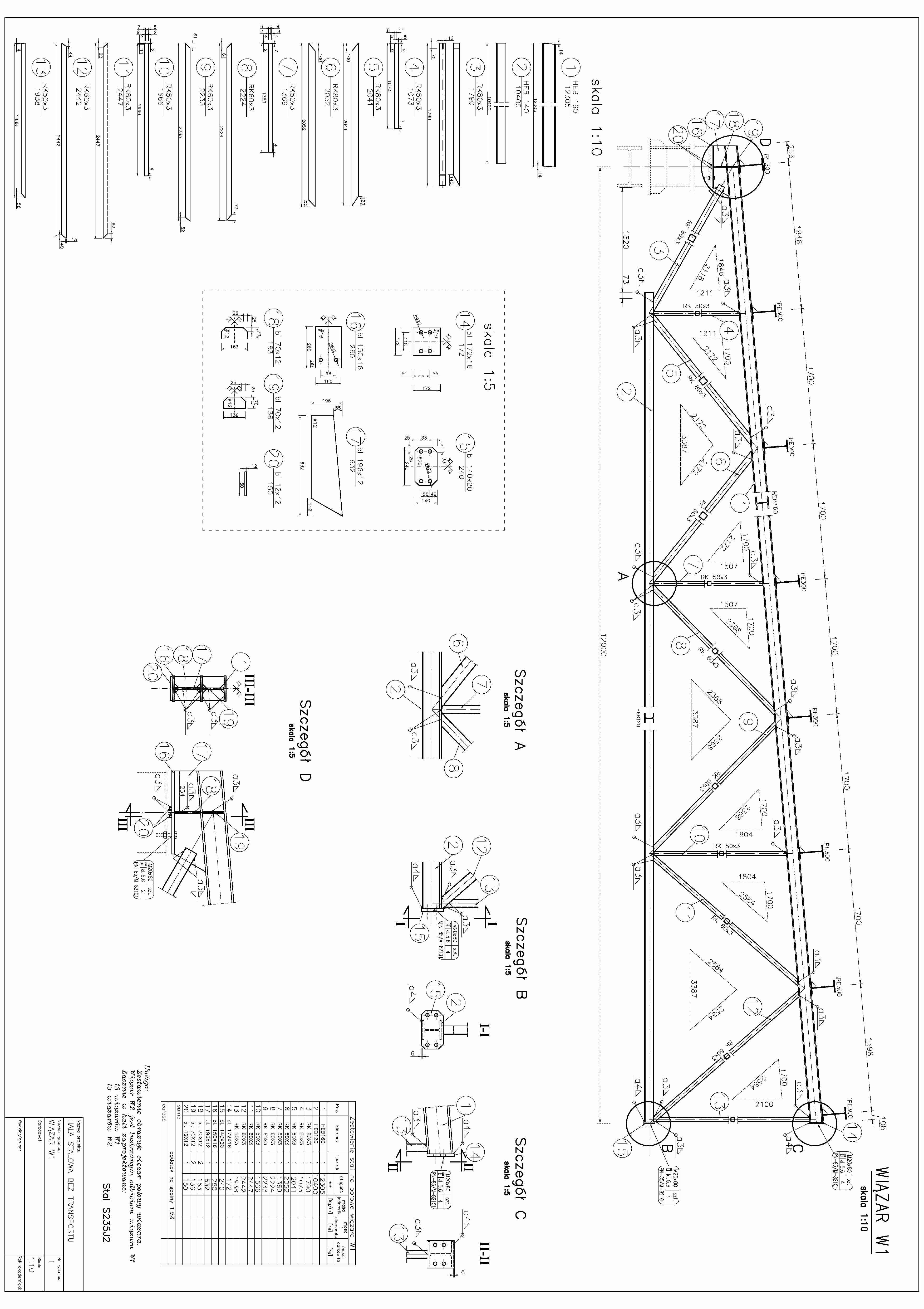 Metale - projekt hali stalowej - strona 1