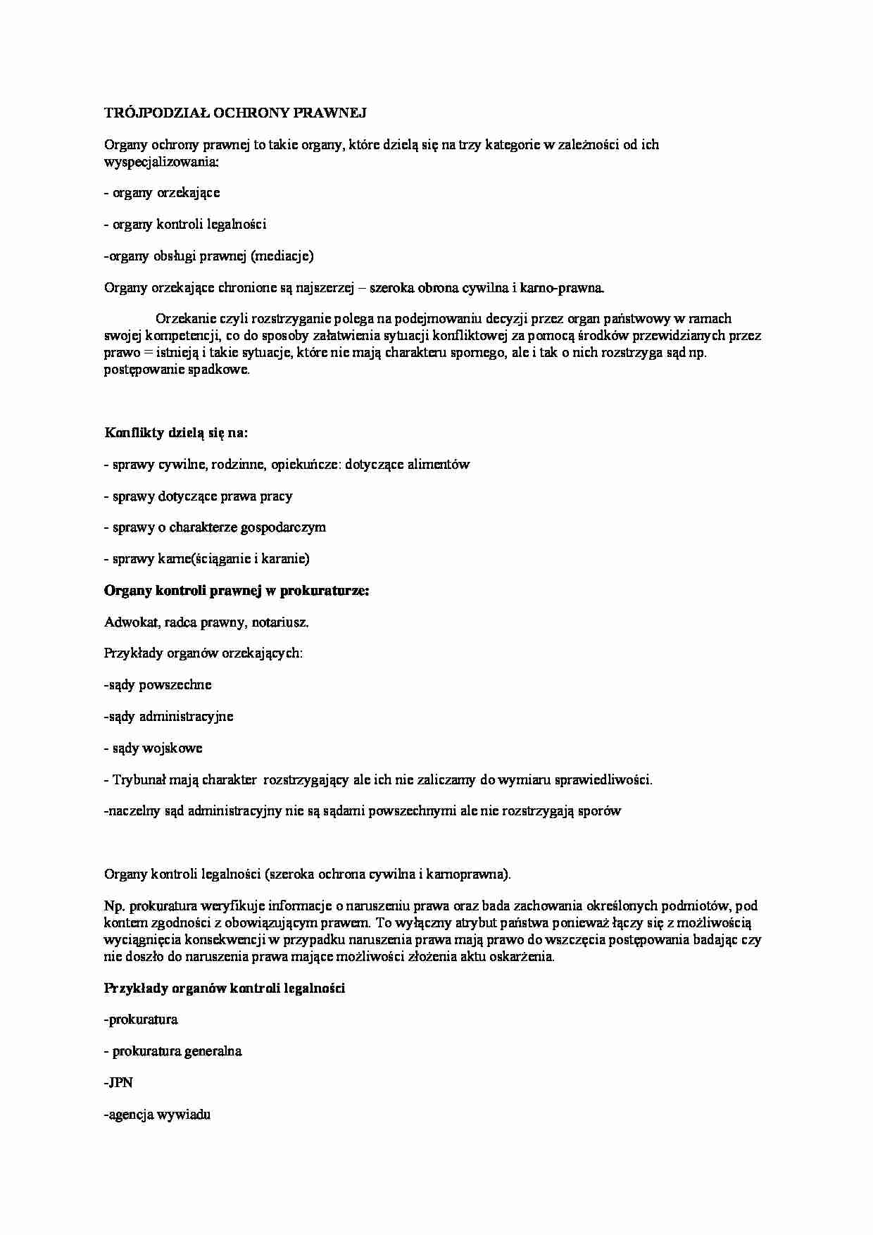 system ochrony prawnej - strona 1