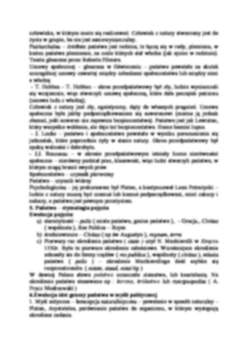 Nauka o państwie - wykłady - strona 2