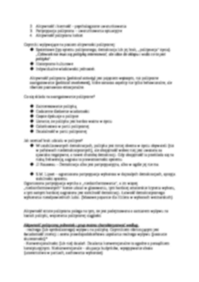 Psychologia polityki - wykłady - Era postaw - strona 3