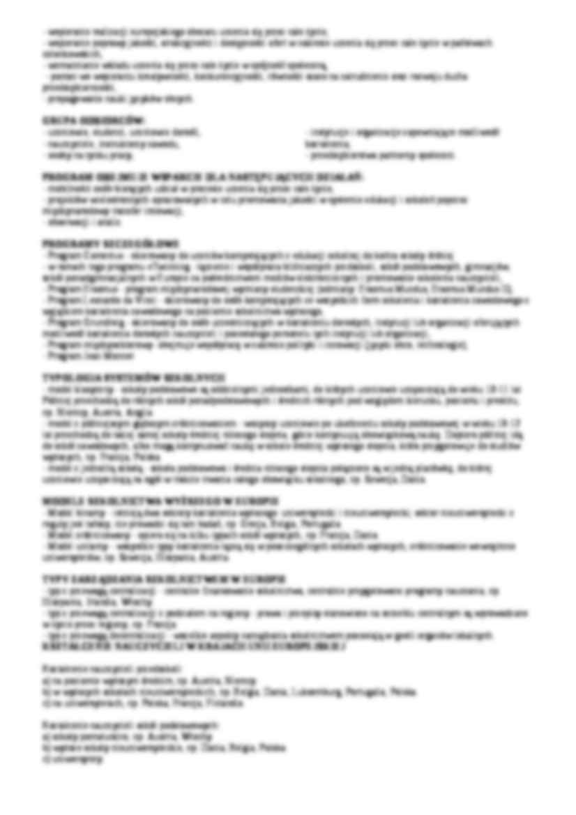 Edukacja europejska - wykłady - strona 3