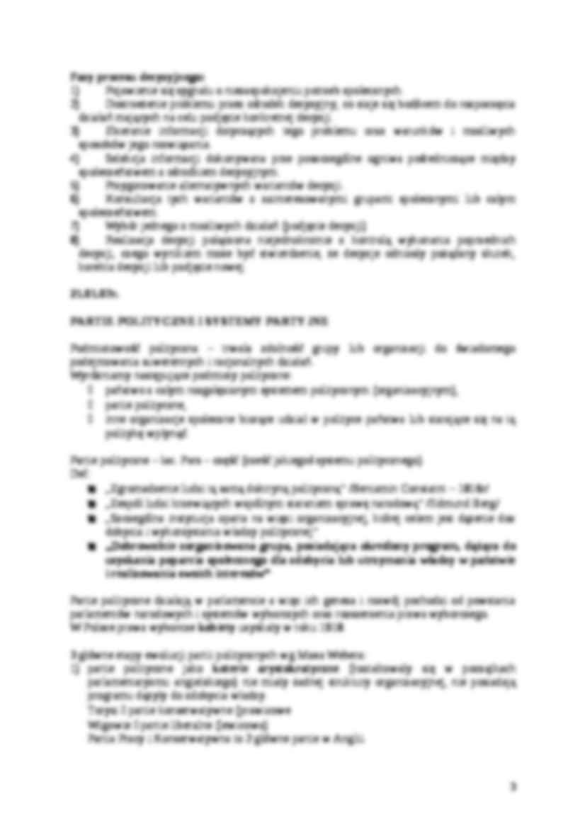 Nauka o polityce - Determinanty polityki - strona 3