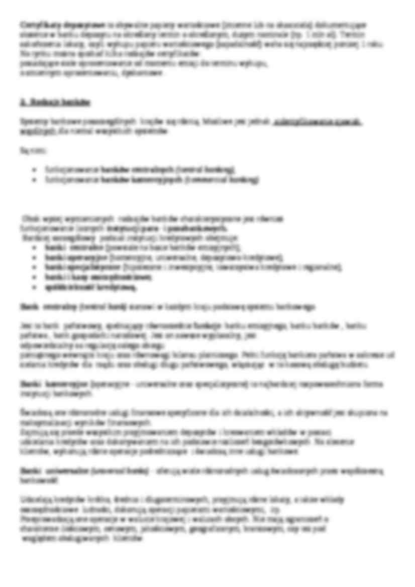 Charakterystyka rynku pieniężnego - strona 2