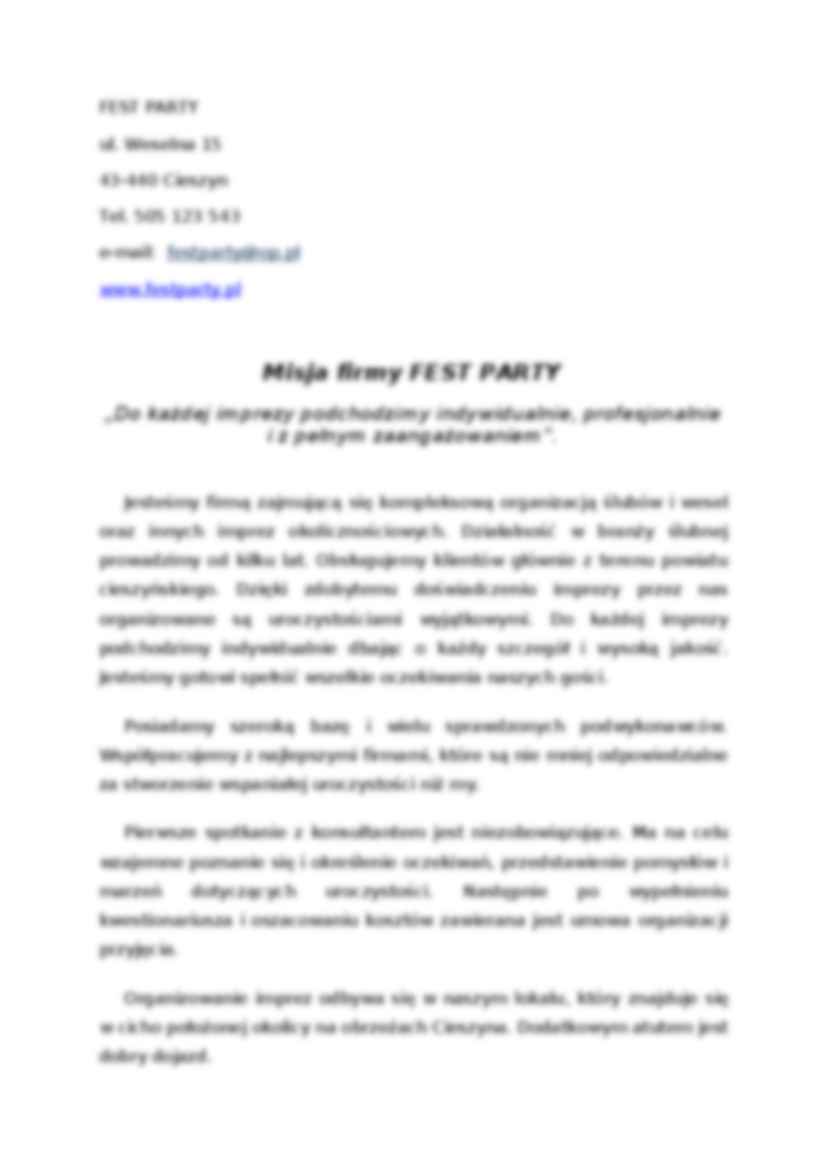 Strategia promocyjna firmy - strona 2