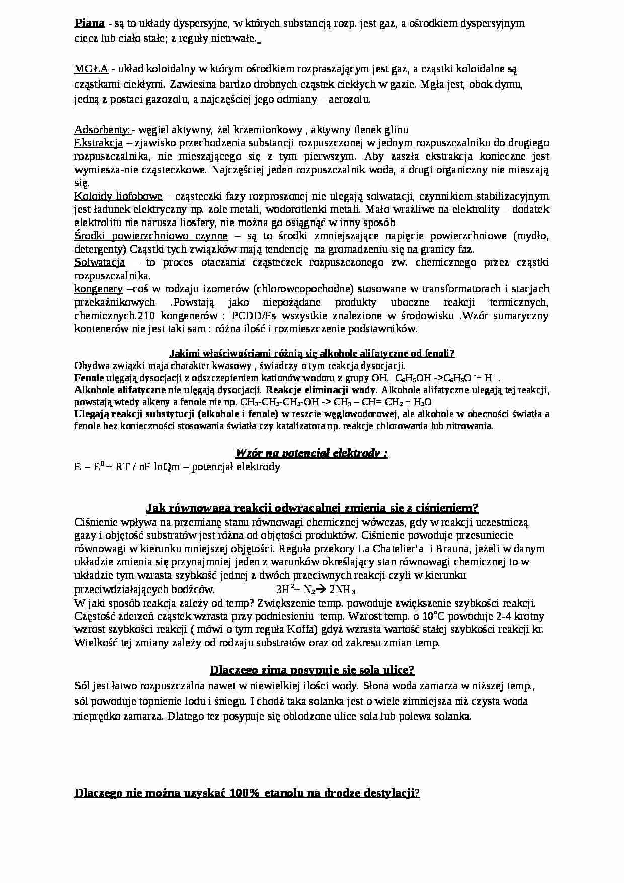 opracowanie zagadnień na egzamin - strona 1