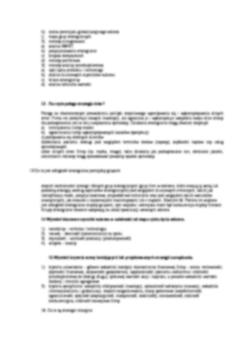 Zarządzanie strategiczne zagadnienia - strona 3