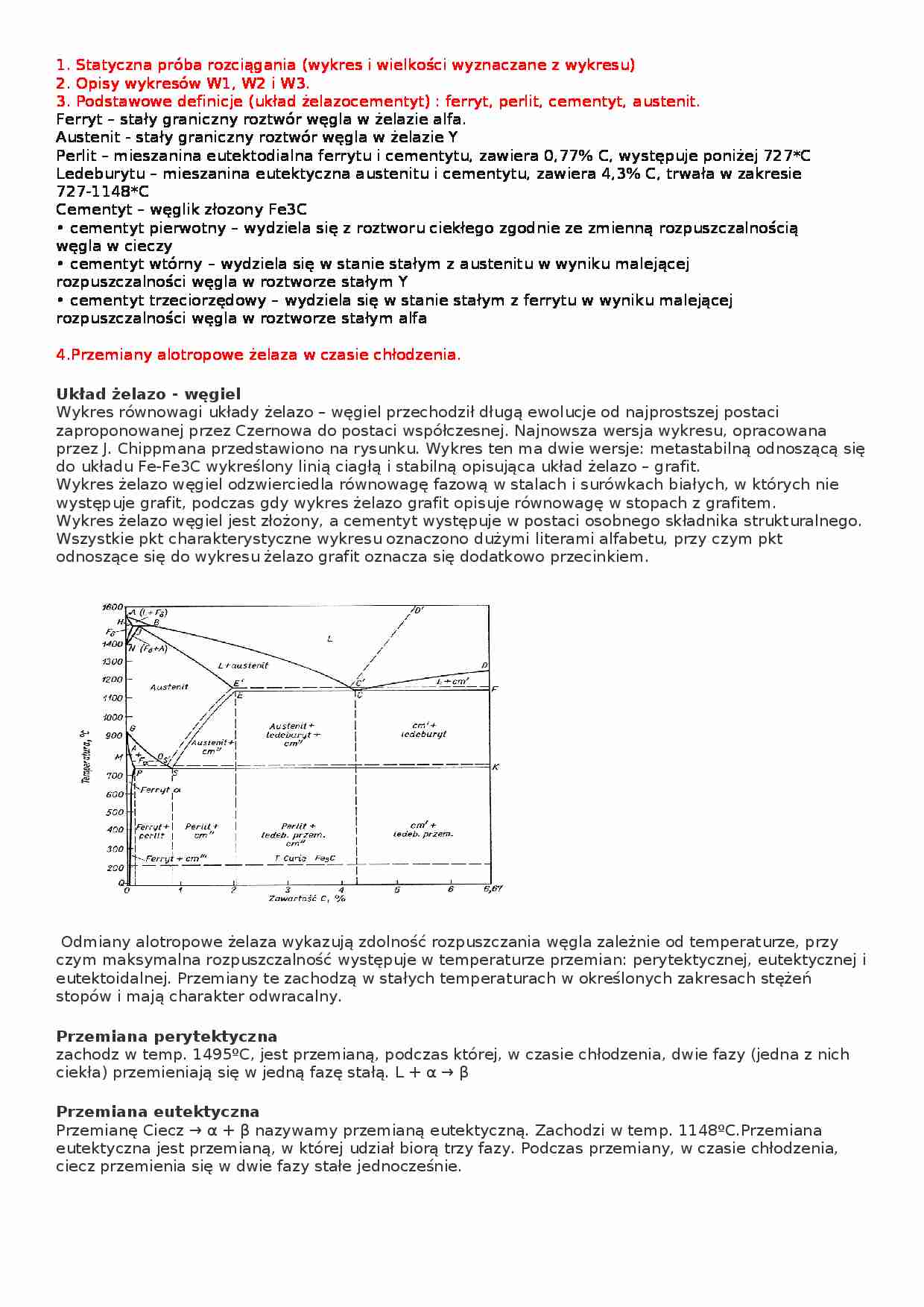 Makroekonomia w pigułce - Układ żelazo - węgiel - strona 1