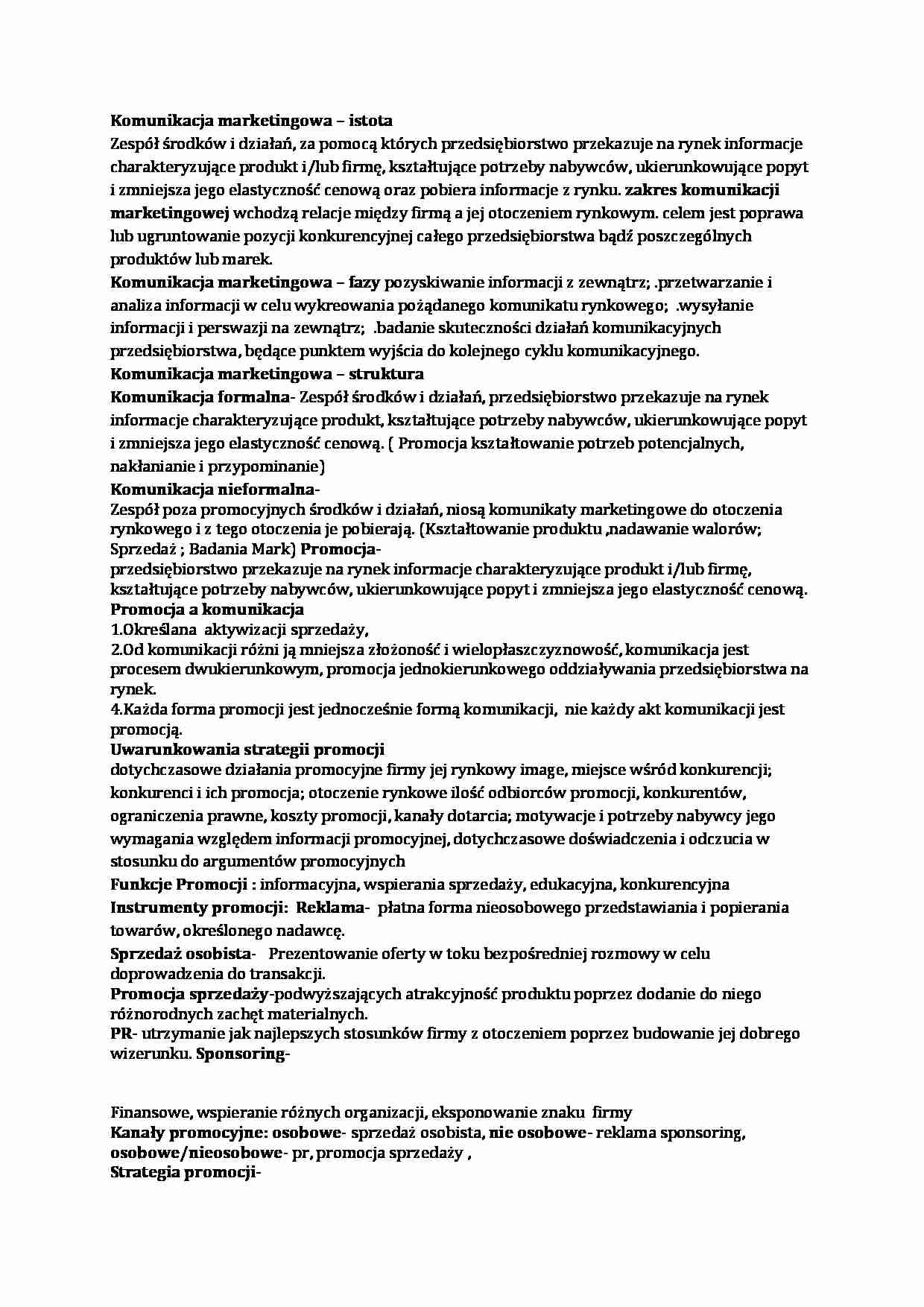 Podstawy reklamy - strona 1