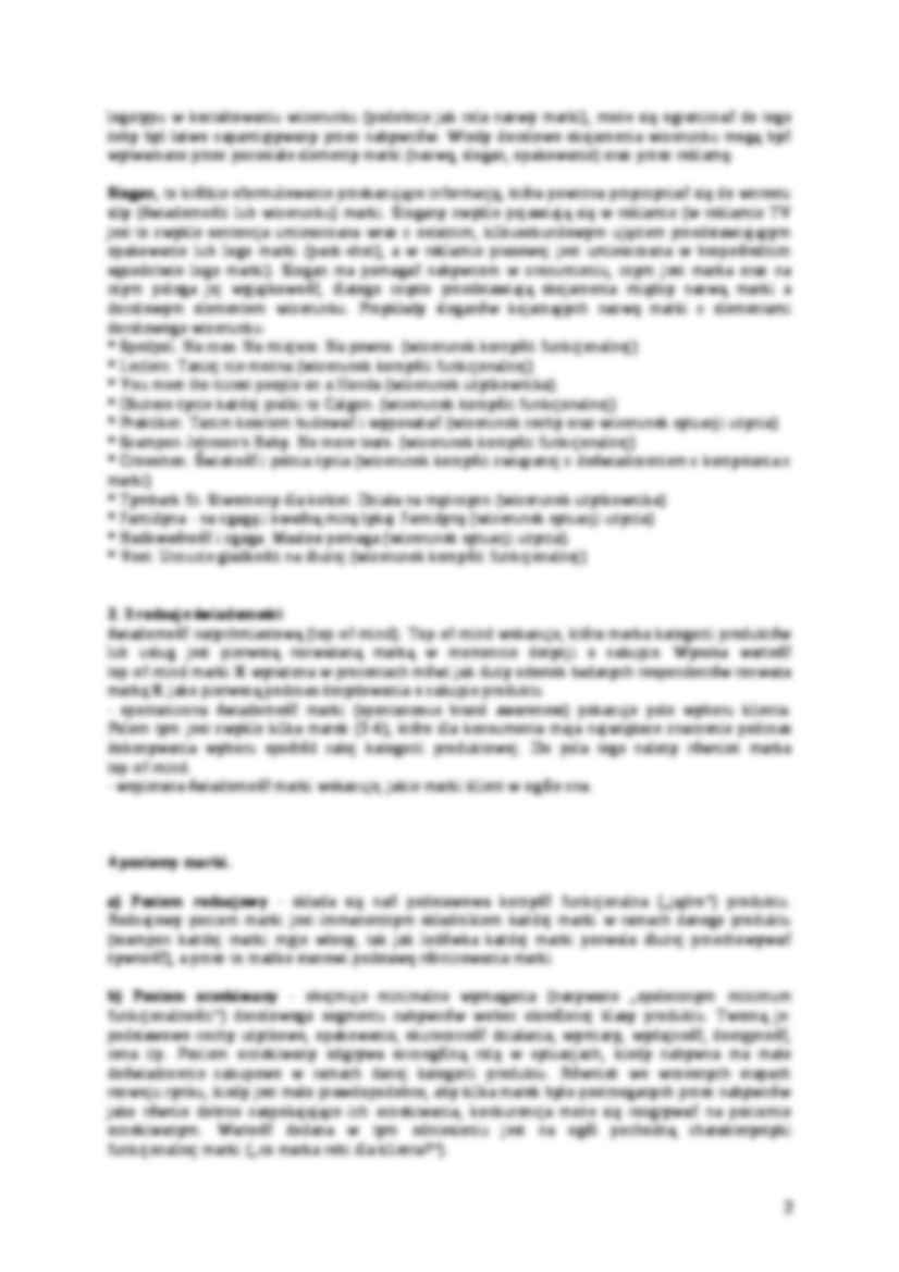 Podstawy wiedzy o marce - strona 2