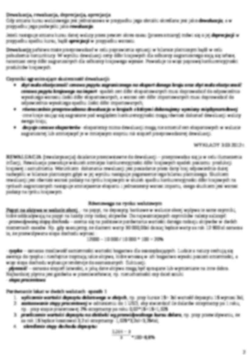 Finanse międzynarodowe - wykłady - strona 2