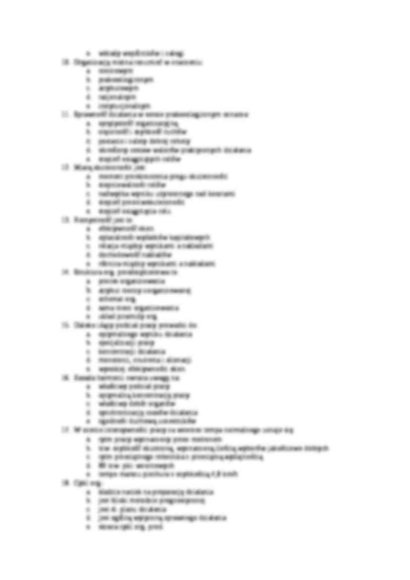 Podstawy zarządzanie - test - strona 2