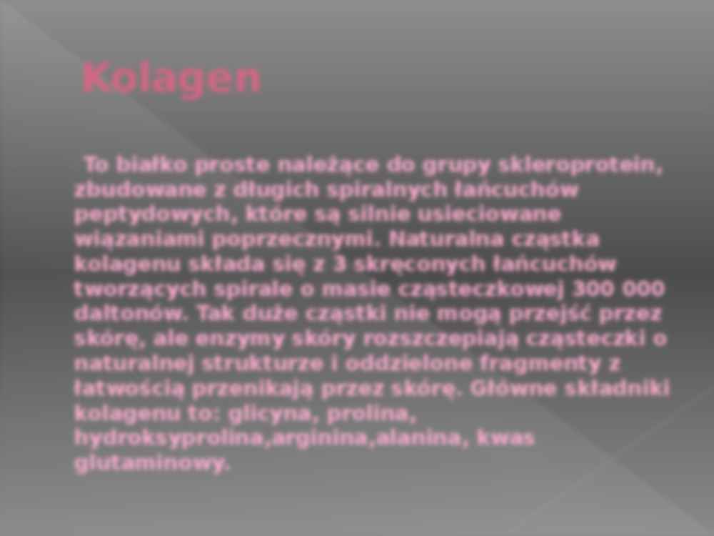 Kolagen w kosmetykach - strona 2
