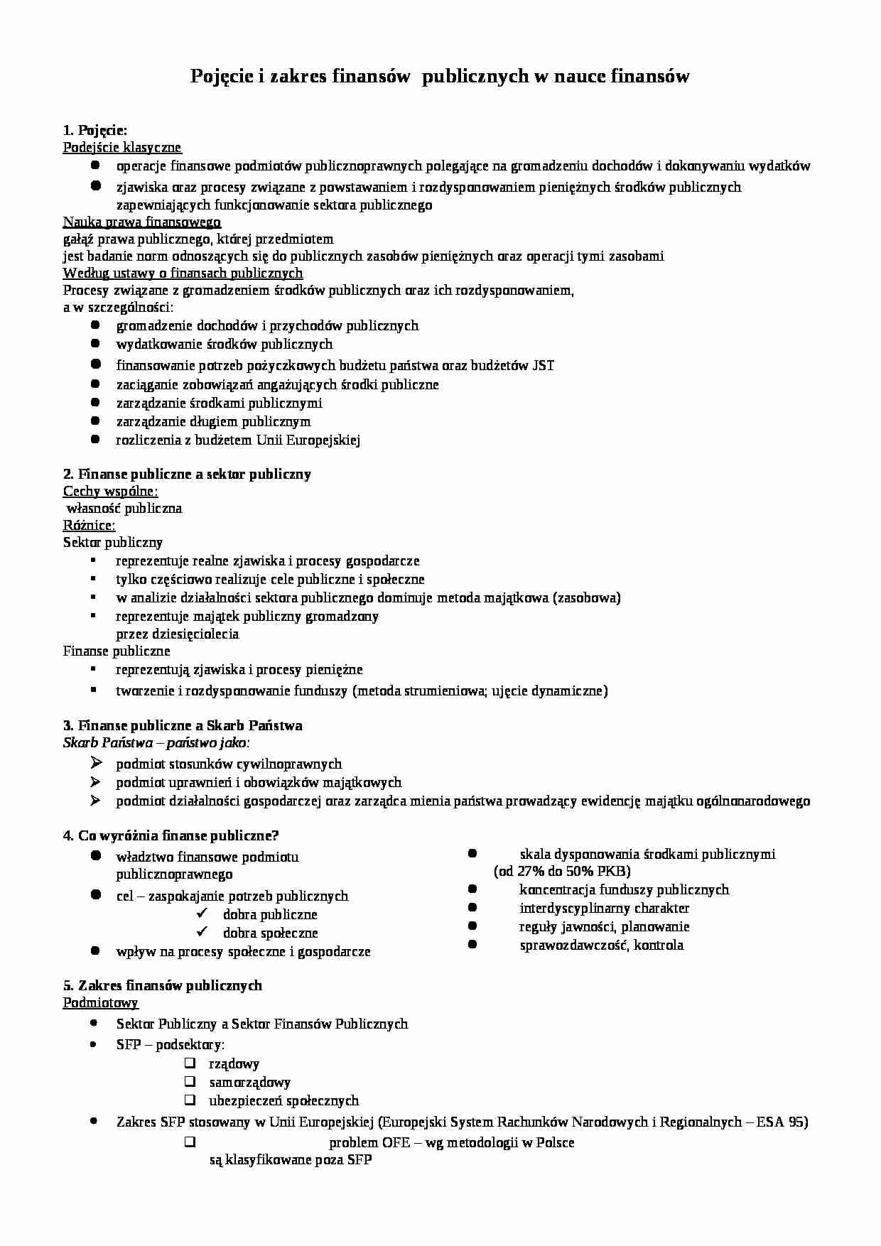 Finanse publiczne - ogrom plików i zagadnień - strona 1