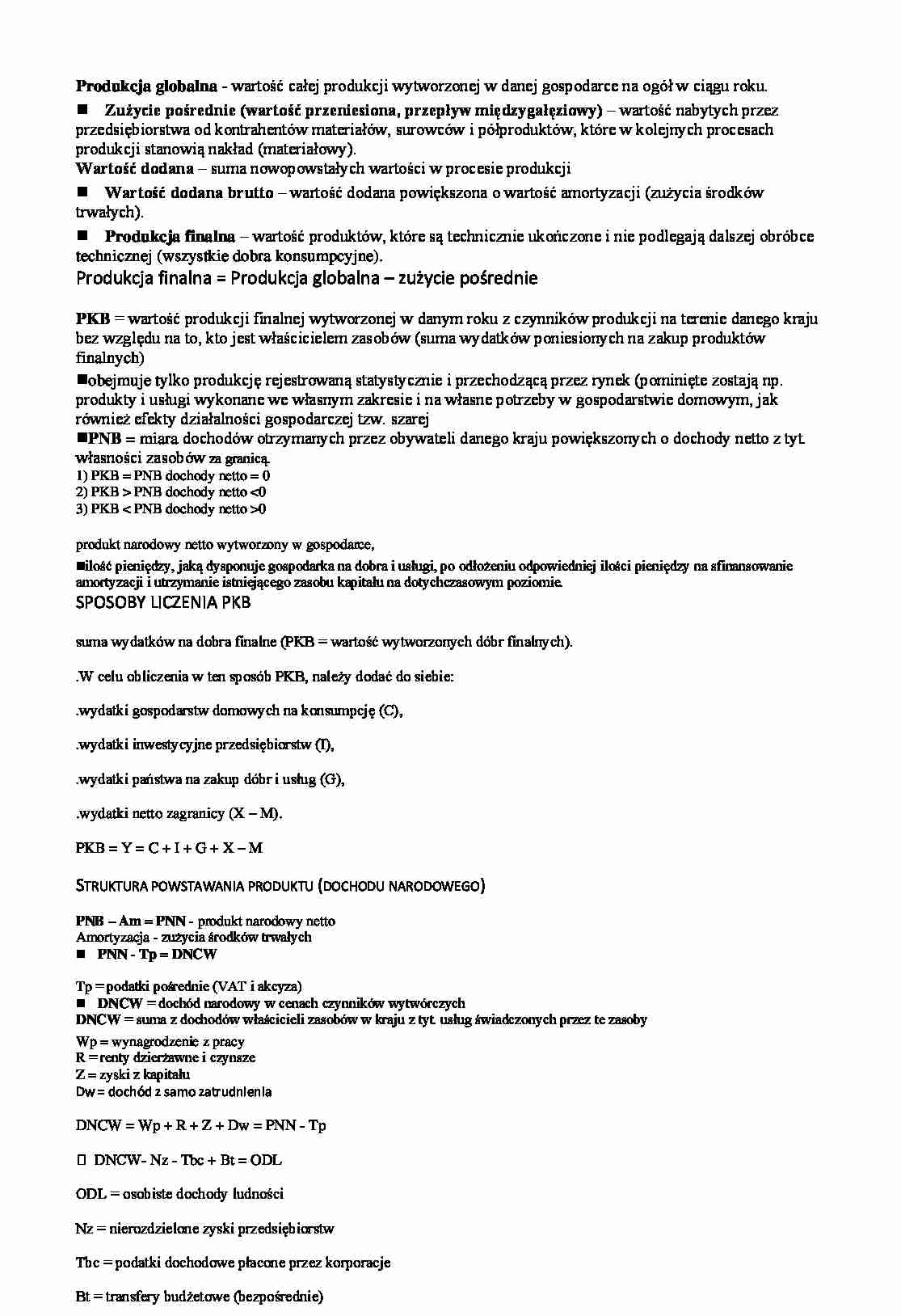 Produkcja globalna - strona 1