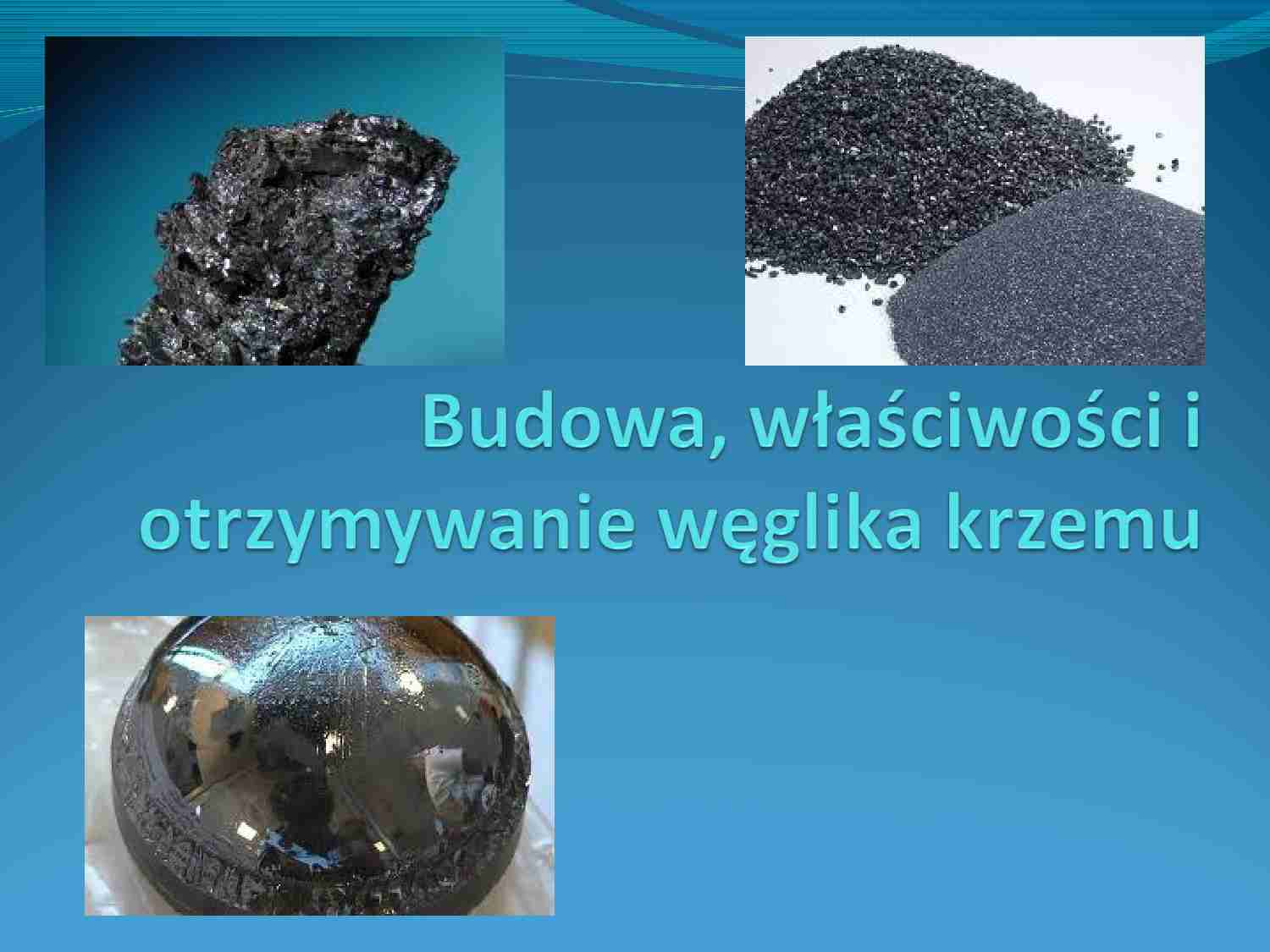 Węglik krzemu- prezentacja - strona 1