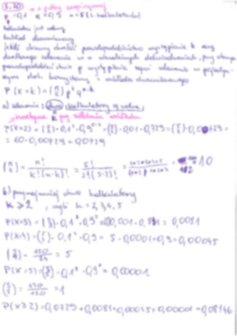 Zadania ze statystyki matematycznej - strona 2