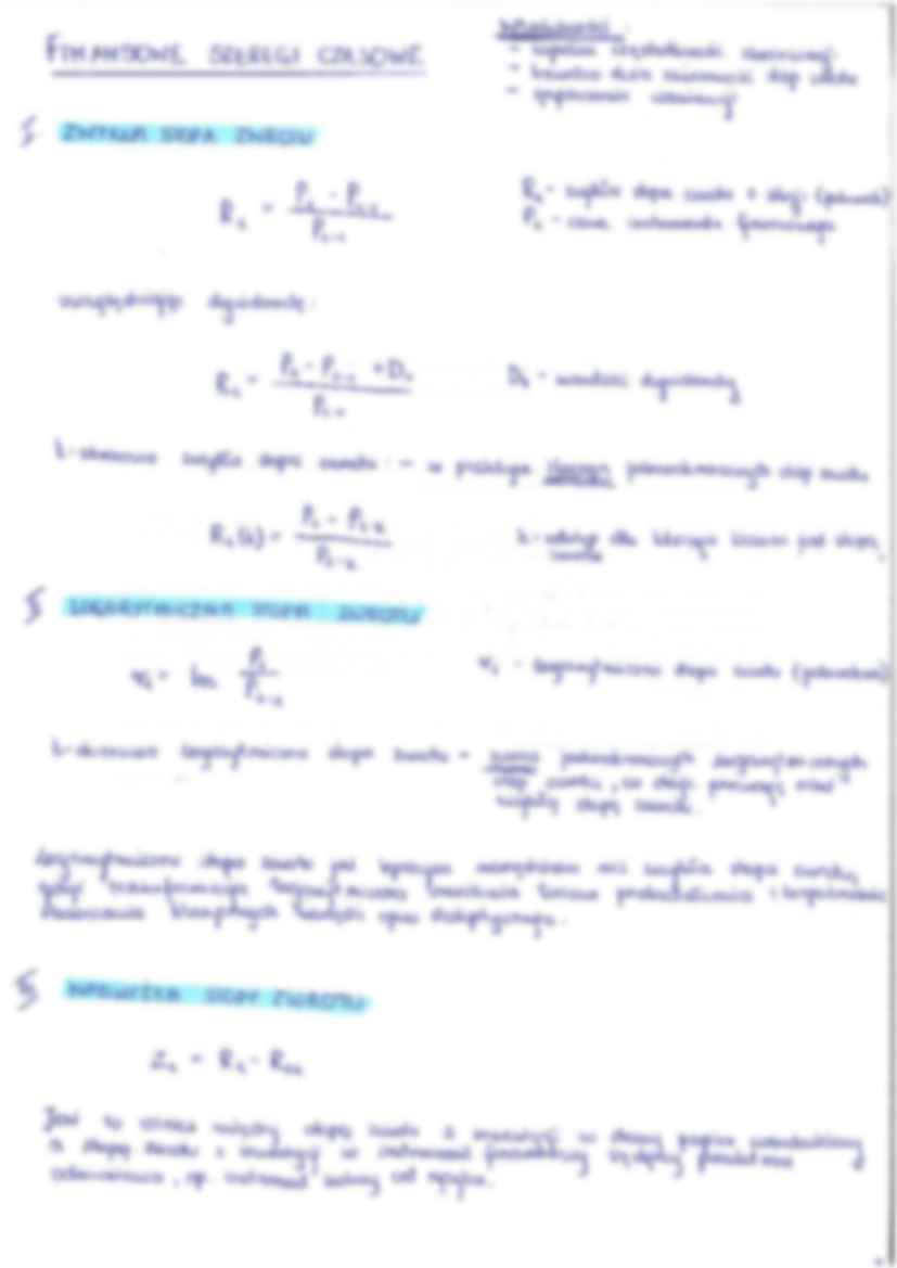 Ekonometria finansowa - wykłady - strona 2