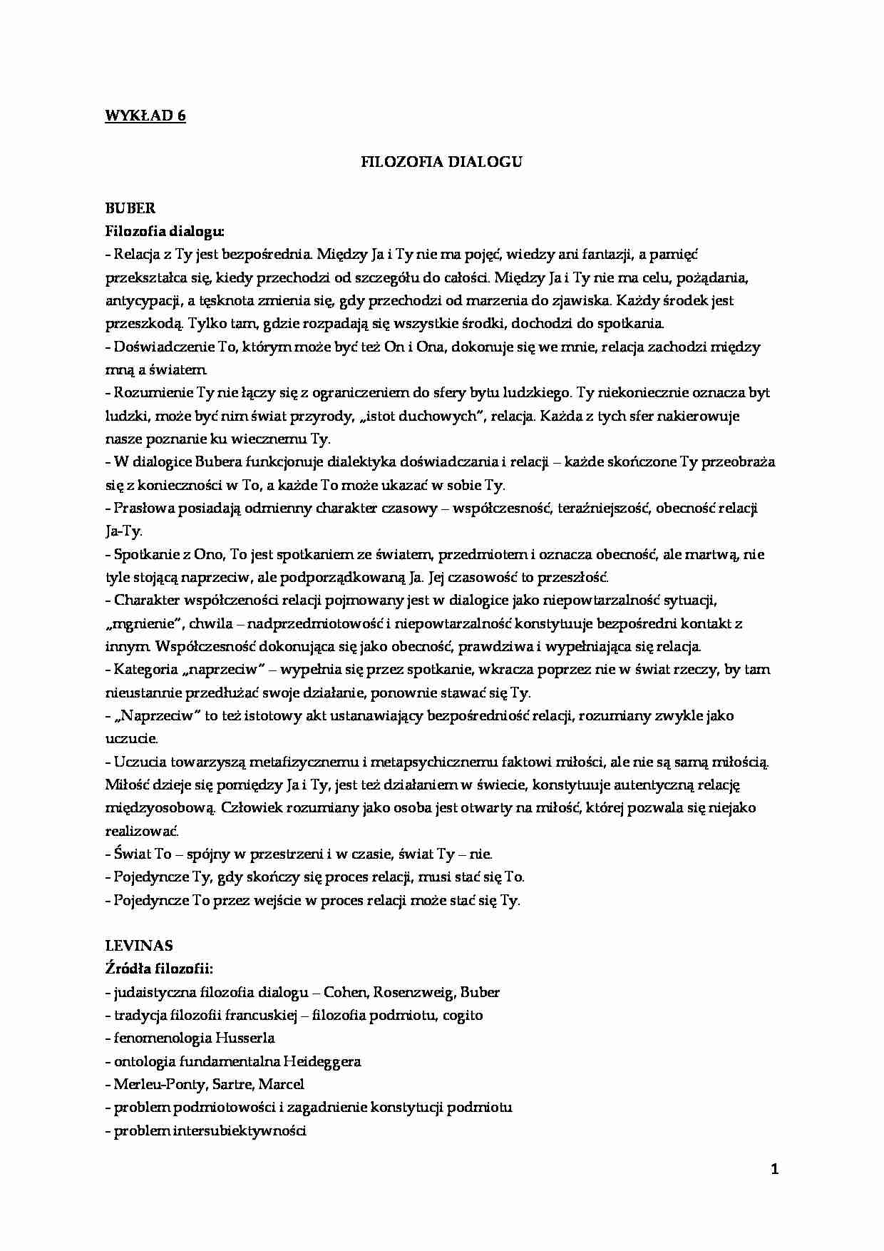 Filozofia dialogu i personalizm - strona 1