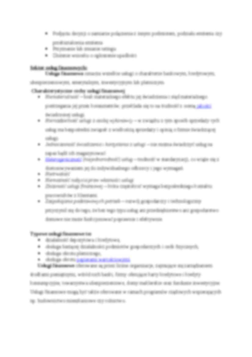 Analiza sprawozdań miesięcznych - sektor usług finansowych - strona 3