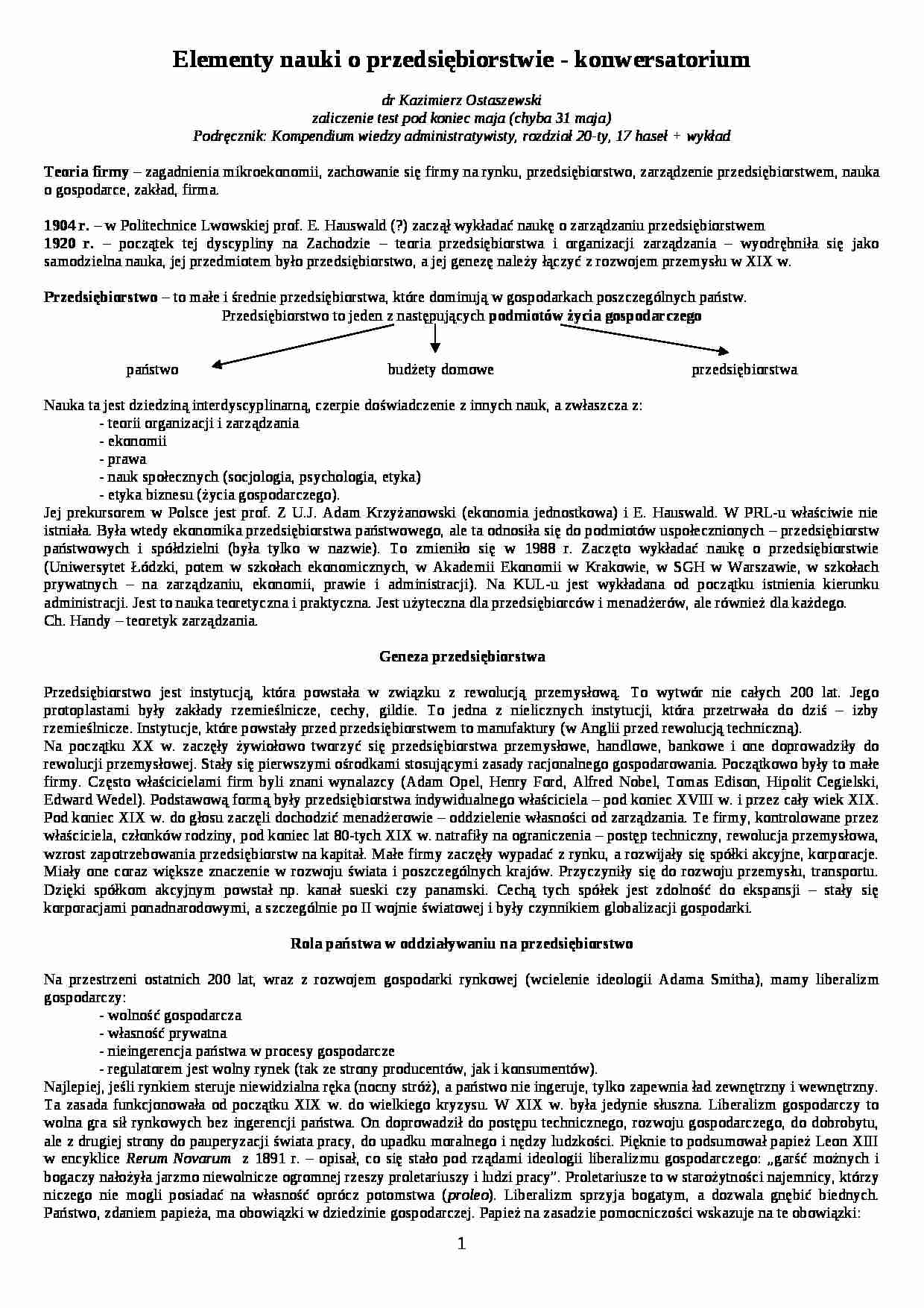 Administracja - zagadnienia ogólne - strona 1