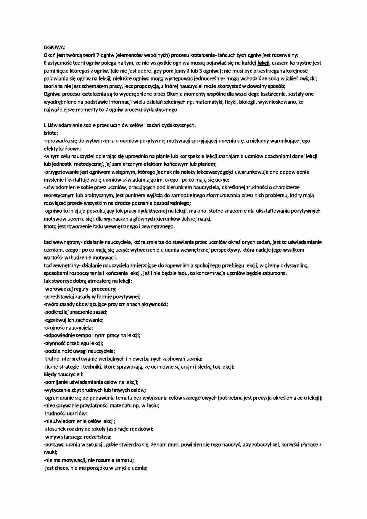 Ogniwa dydaktyczne - strona 1