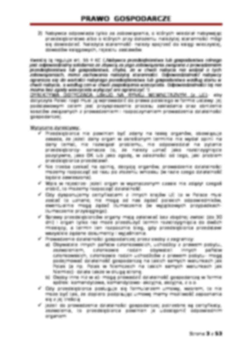 Prawo gospodarcze - Przedsiębiorca - strona 3