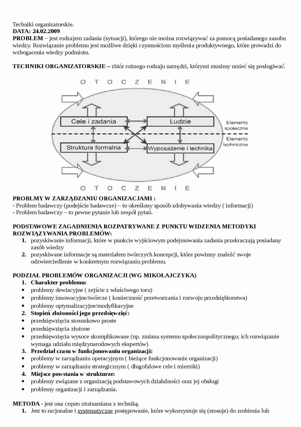 Materiał zgromadzony podczas wykładów - strona 1