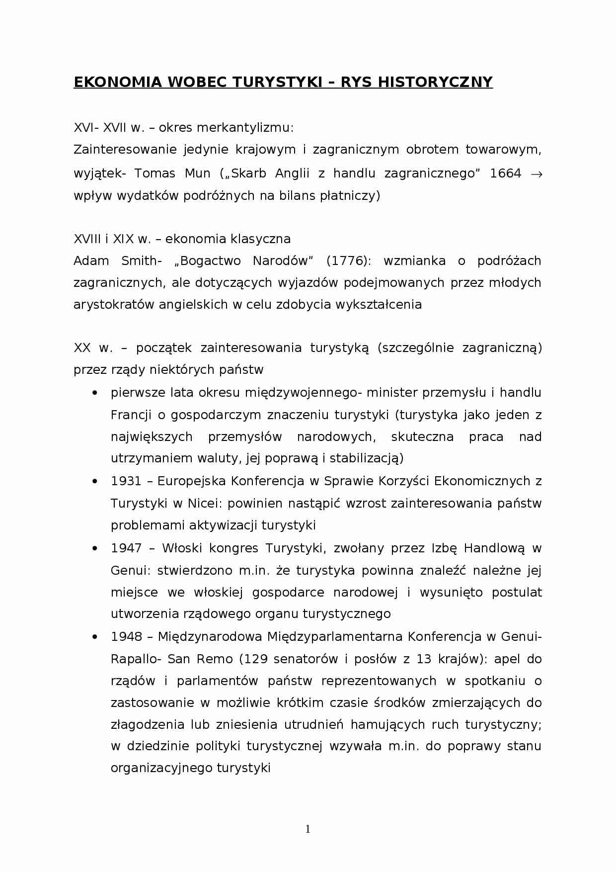 Ekonomika turystyki - strona 1