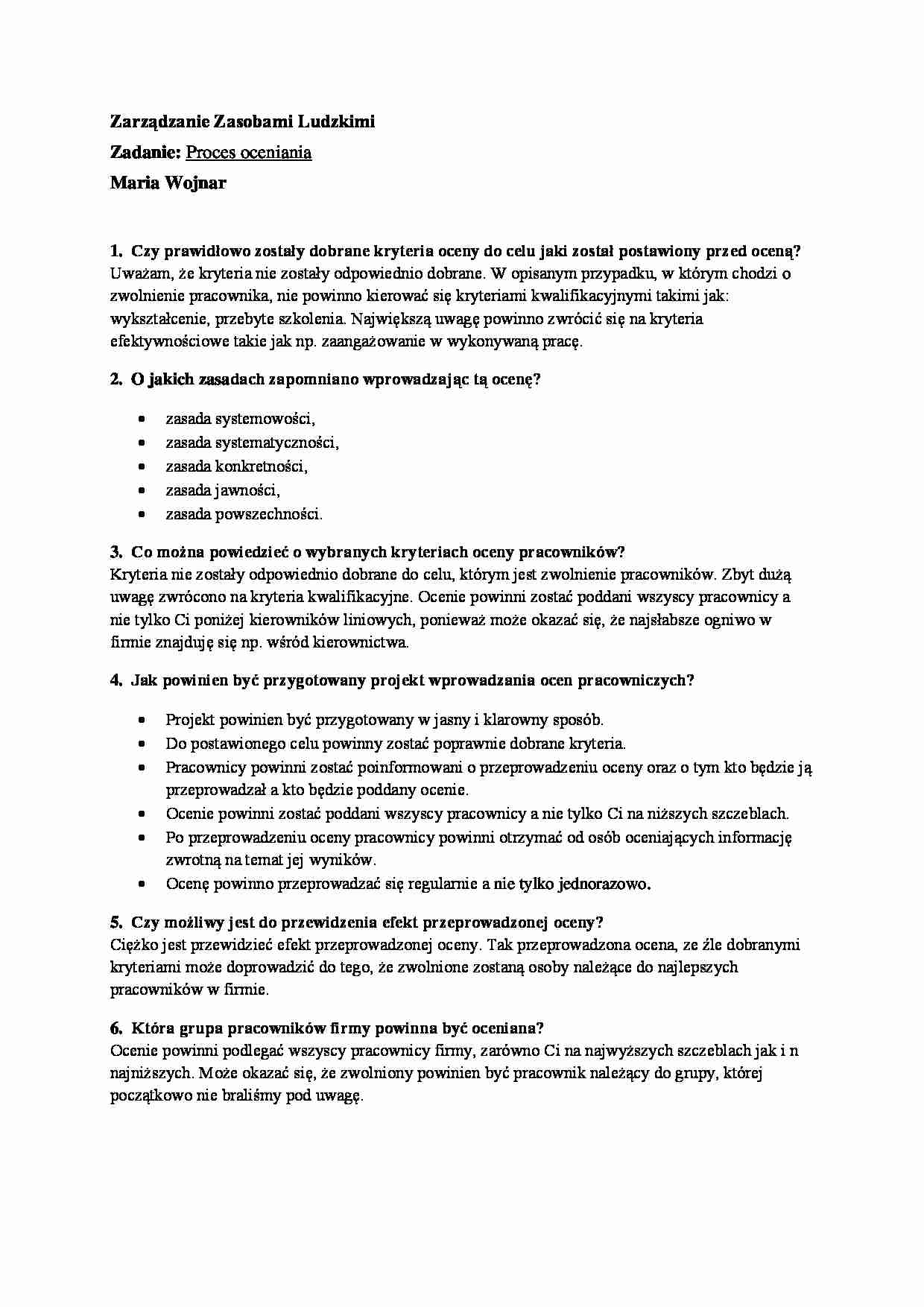 Ocena pracowników - strona 1