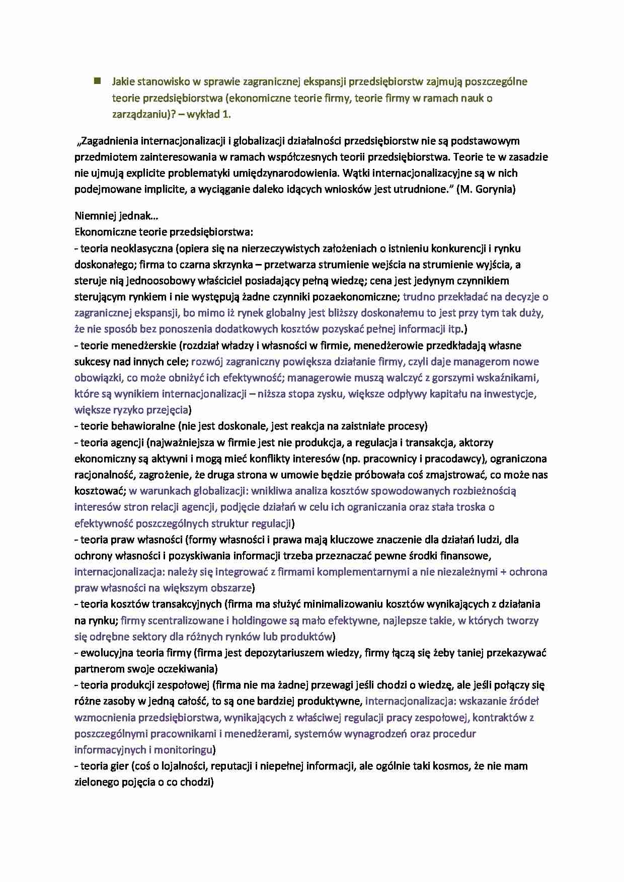 Strategia rozwoju przedsiębiorstwa - wykłady - strona 1