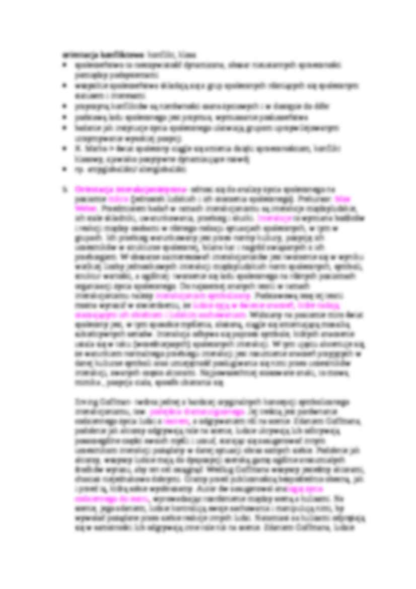 Socjologia - definicje, zagadnienia - strona 2